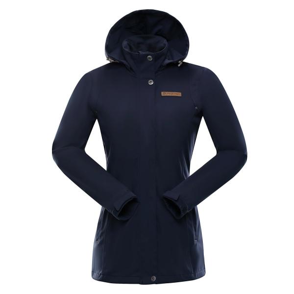 ALPINE PRO CAMISA MODRÁ / TYRKYSOVĚ MODRÁ Dámský Kabát S