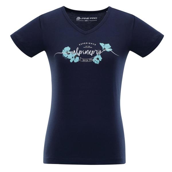 ALPINE PRO LAILA 2 MODRÁ / TYRKYSOVĚ MODRÁ Dámské Triko XS