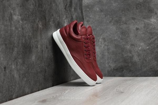 Filling Pieces Low Top Grain Maroon