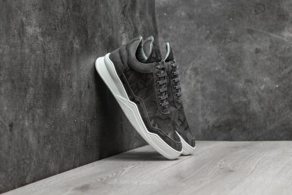 Filling Pieces Low Top Ghost Camo Black