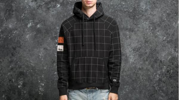 Champion x WOOD WOOD Hooded Sweatshirt Black/ White