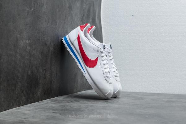 Nike Wmns Classic Cortez Leather White/ Varsity Red-Varsity Royal