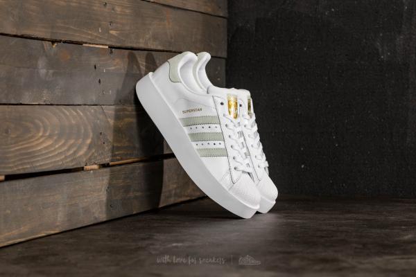 adidas Superstar Bold W Ftw White/ Linen Green/ Gold Metallic