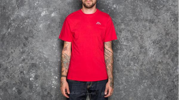 Kappa Basic Cafers Tee Dark Red