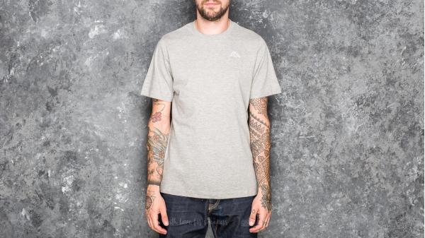 Kappa Basic Cafers Tee Medium Grey Melange