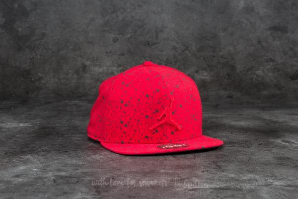 Jordan Speckle Print Snapback Gym Red