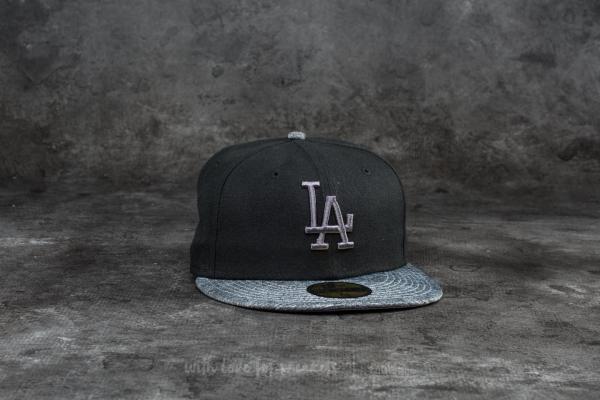 New Era 59Fifty Grey Collection Los Angeles Dodgers Cap Black/ Grey Heather