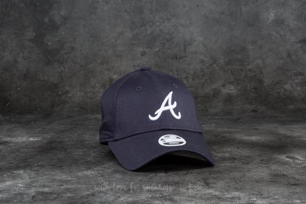 New Era 9Forty Women Essential Atlanta Braves Cap Navy