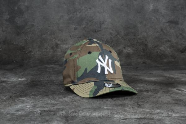 New Era 9Forty Junior League Essential New York Yankees Cap Woodland Camo