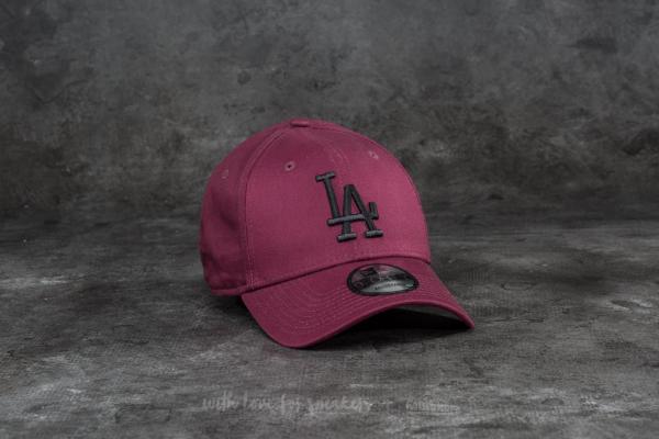 New Era 9Forty League Essential Los Angeles Dodgers Cap Maroon/ Black