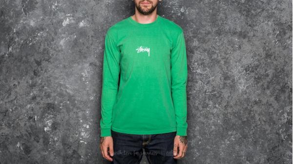 Stüssy Stock Pigment Dyed Longlseeve Tee Green