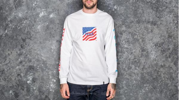 HUF Domestic Fuck It Longsleeve Tee White