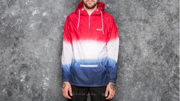 HUF Gradient Wash Anorak Jacket Red