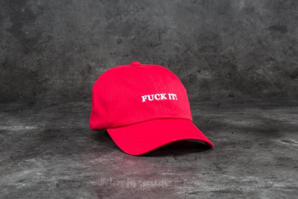 HUF Fuck It Dad Cap Red