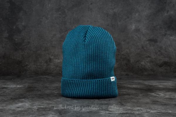 WOOD WOOD Henry Ribbed Beanie Dark Green
