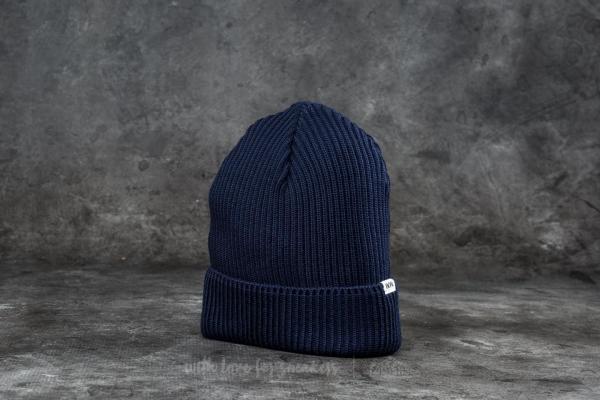WOOD WOOD Henry Ribbed Beanie Navy