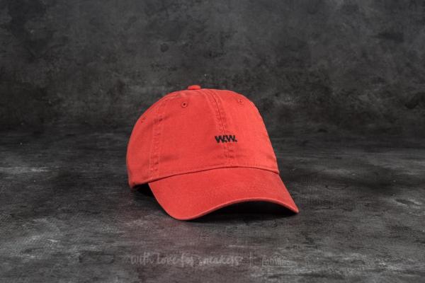 WOOD WOOD Low Profile Cap Burnt Red