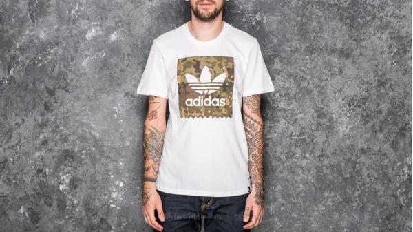 adidas Blackbird Camouflage Tee White