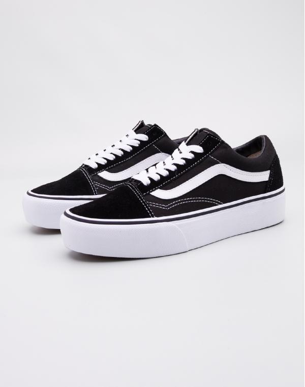 Vans Old Skool Platform Black/ White 40