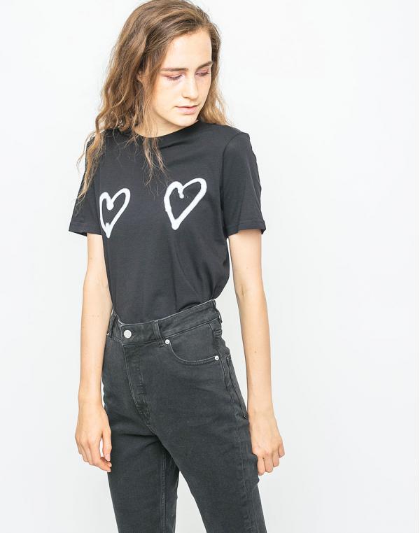 Triko Cheap Monday Breeze Double Love Black