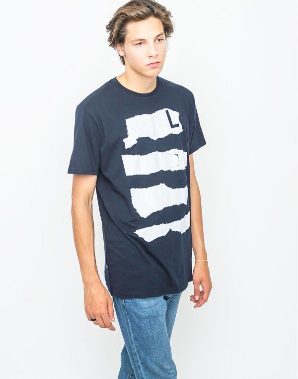 Triko Loreak Cut And Paste Navy
