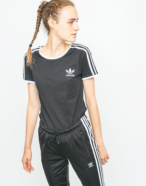 Logo tee Adidas Originals Sandra 1977 Black