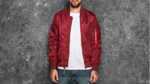Alpha Industries MA-1 VF 59 Long Burgundy