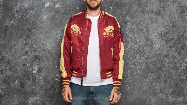 Alpha Industries Japan Dragon Burgundy
