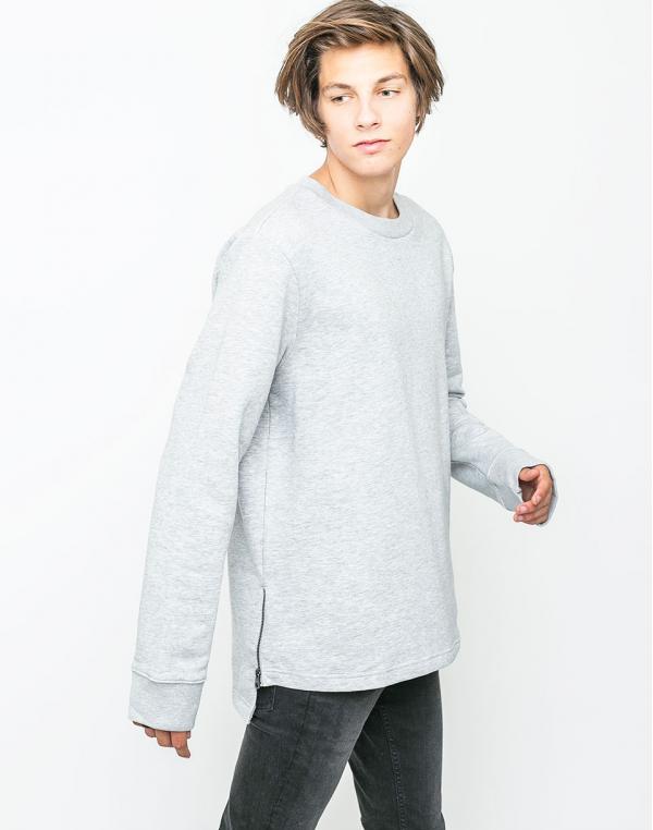 Mikina Cheap Monday Charge Grey Melange