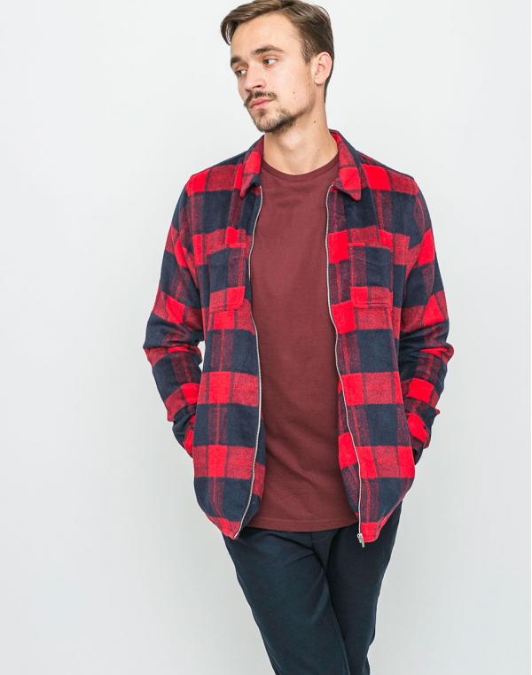 Košile RVLT Shirt Check Red