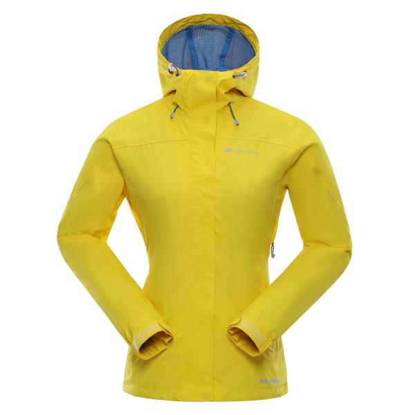 ALPINE PRO JUSTICA ŽLUTÁ / HNĚDÁ Dámská Bunda XS