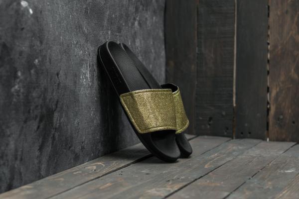 Slydes Champagne Glitter Gold
