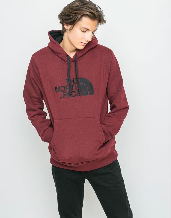 Mikina The North Face Drew Peak Cardinal Red Dark Heather (STD)