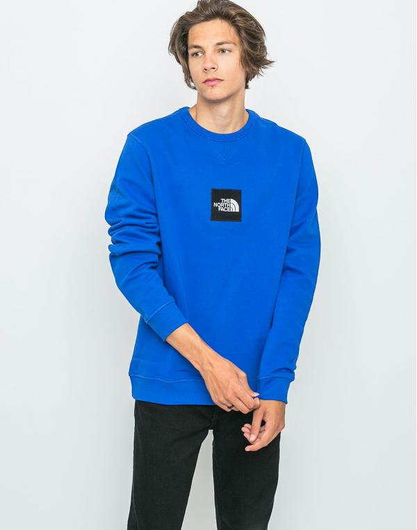 Mikina The North Face Fine Bright Cobalt Blue