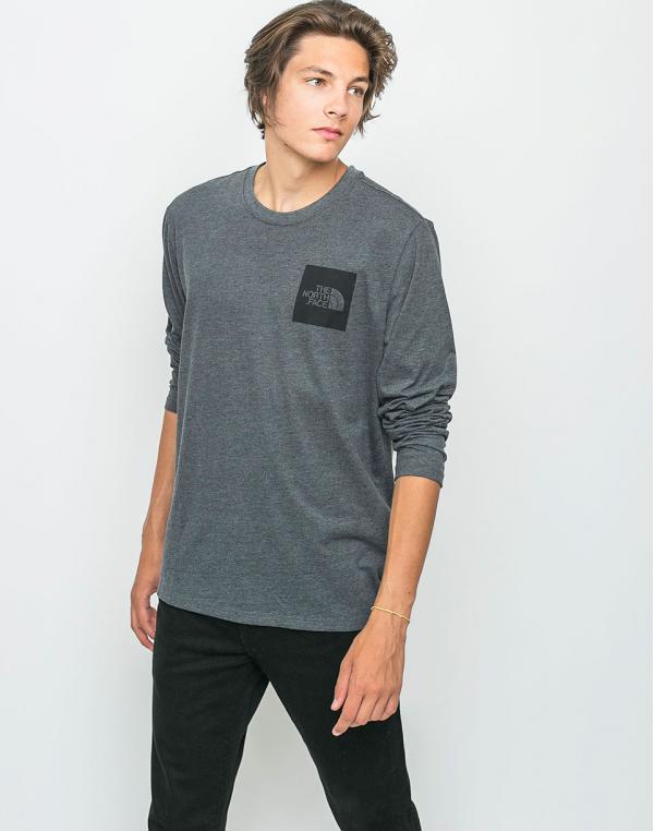 Logo tee The North Face Fine TNF Dark Grey Heather