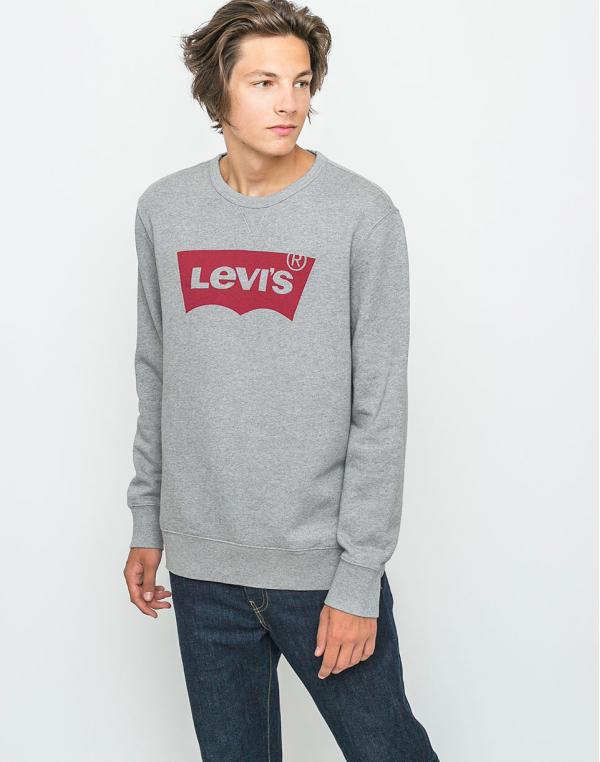 Levi´s® Graphic Crew Midtone Grey XL