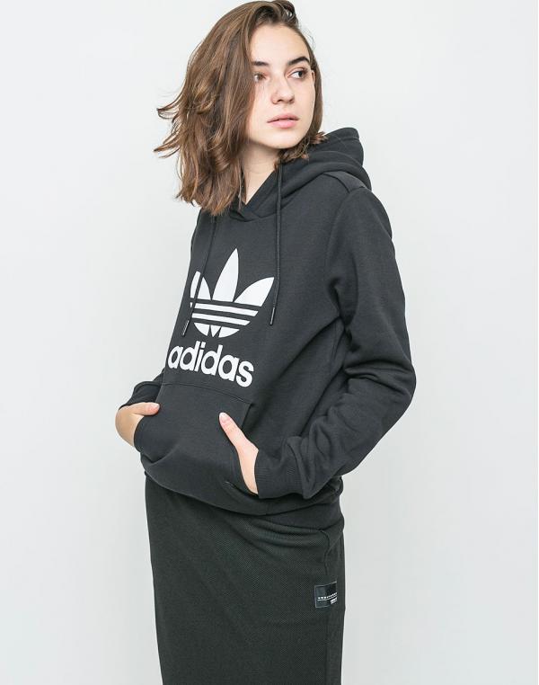 Mikina Adidas Originals Trefoil Logo Black