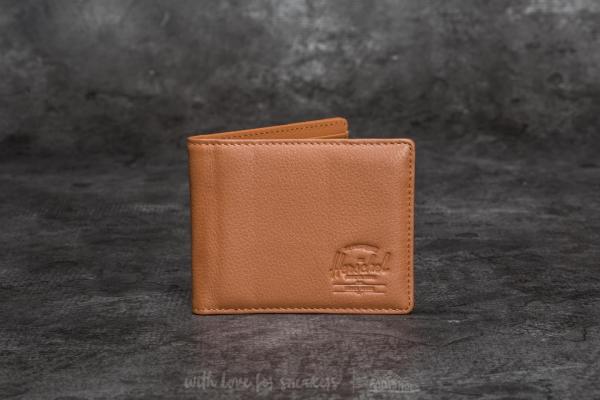 Herschel Supply Co. Hank + Leather Wallet Tan