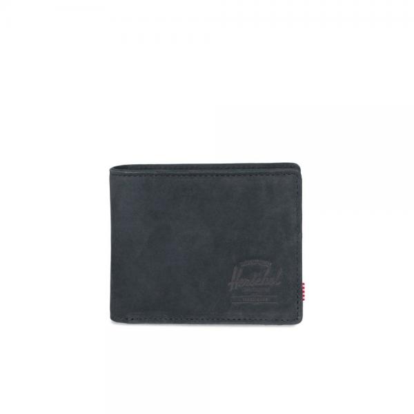 Herschel Supply Co. Hank PL + Nubuck Wallet Black/ Black