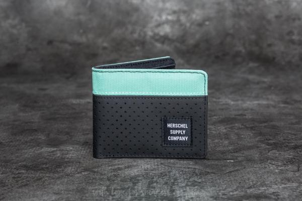 Herschel Supply Co Roy + Wallet Black/ Lucite Green