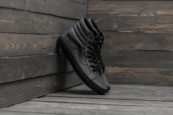 Vans Sk8-Hi Reissue (Mono Chambray) Black/ Black