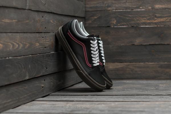 Vans Old Skool (Bleacher) Black/ Port/ Gum