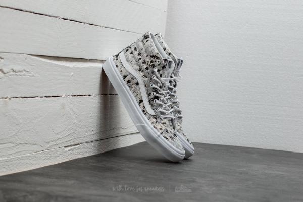 Vans Sk8-Hi Slim (Italian Weave) Abstract/ True White