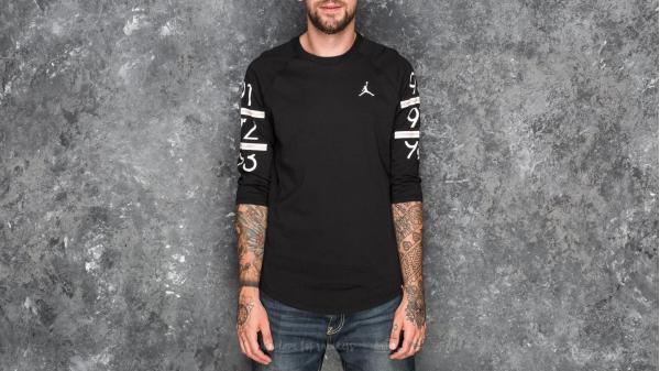 Jordan 6 Times 3/4 Raglan Tee Black/ White