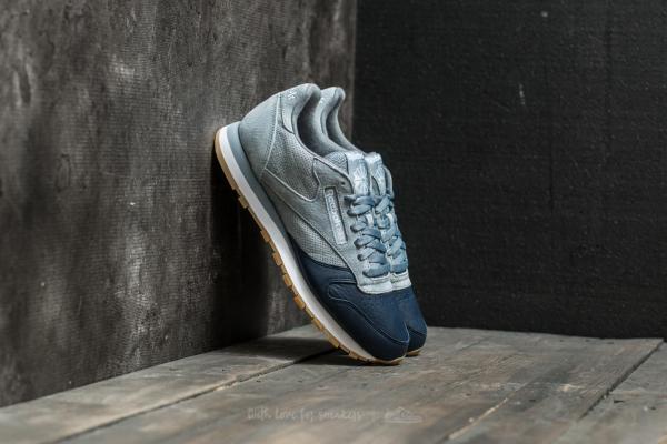 Reebok Classic Leather Lazy Sunday Meteor Grey/ Collegiate Navy/ Cloud Grey-Gum
