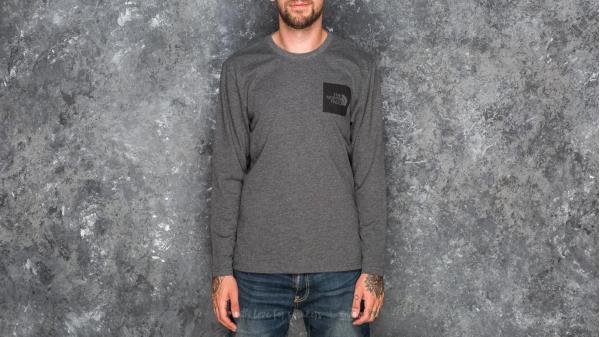 The North Face Fine Longsleeve Tee Dark Heather Grey