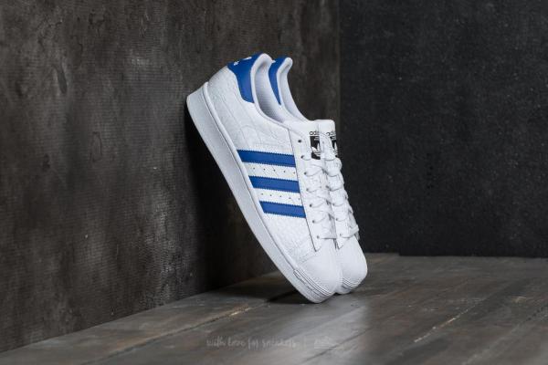 adidas Superstar Footwear White/ Bold Blue/ Bold Blue