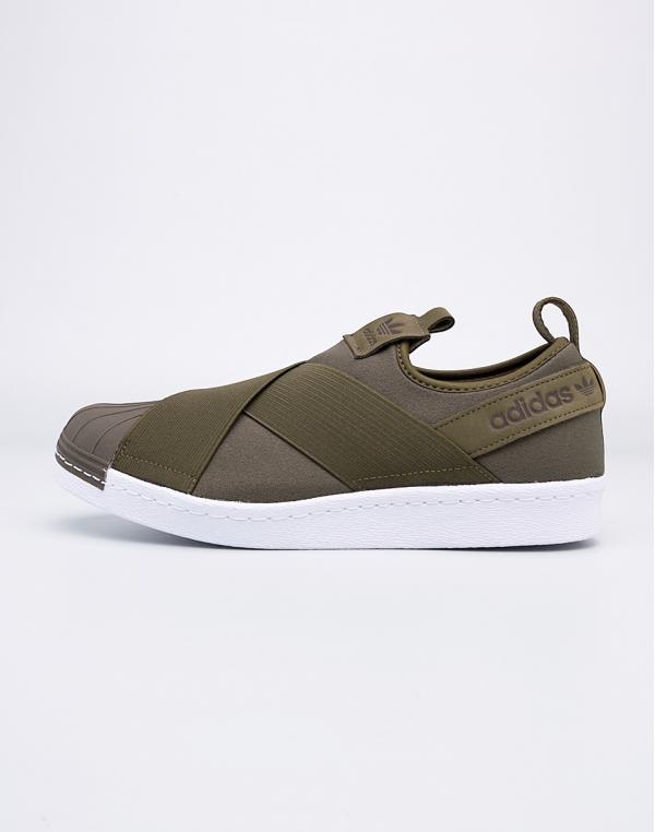 Slip-on Adidas Originals Superstar Slip On Olive/Footwear white