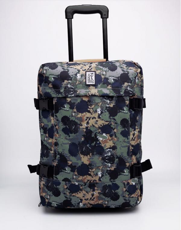 Kufr The Pack Society Trolley Green Camo Allover