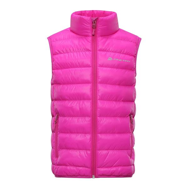 ALPINE PRO KAPETO RŮŽOVÁ / FIALOVÁ Dětská Vesta 152-158